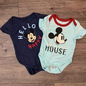 Disney Mickey Mouse Baby Bodysuits Onesies